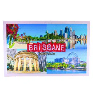 Brisbane Montage Foil Magnet