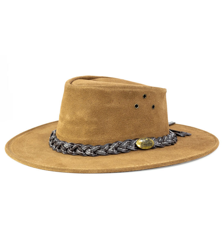Wallaroo Suede Leather Hat - Jacaru