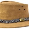 Wallaroo Suede Leather Hat - Jacaru