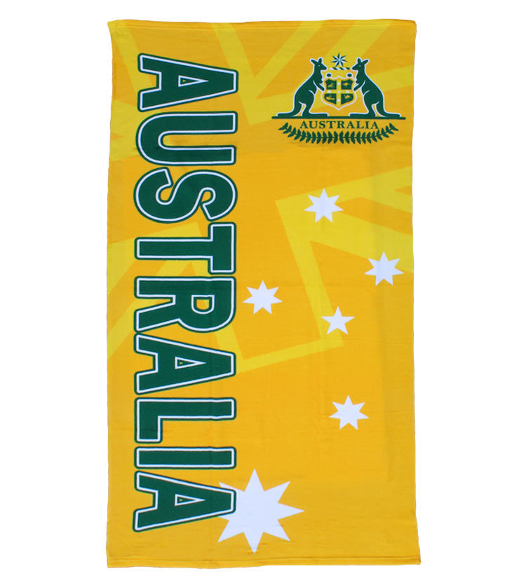 Green & Gold Australia Towel