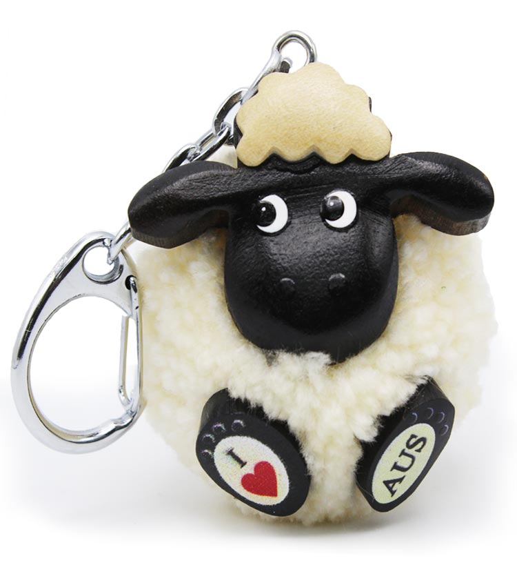 Pom Pom Sheep Keyring | Australia the Gift | Australia's No. 1 ...