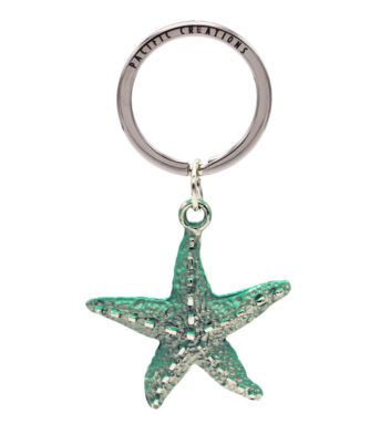 Starfish Metal Keyring