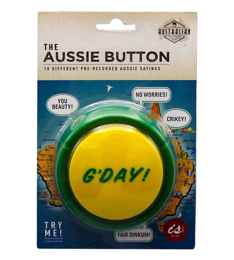 Novelty Aussie Button