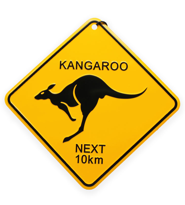 Souvenir Kangaroo Roadsign