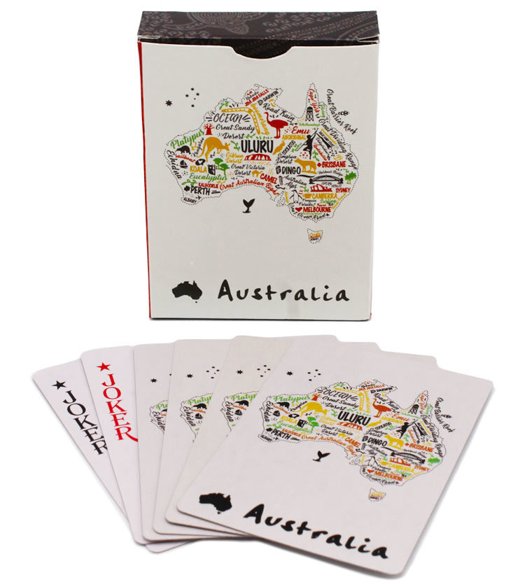 Australia Map Playing Cards