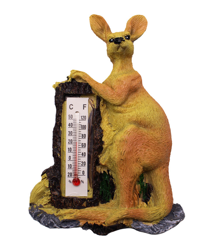 Australian Souvenir 3D Fauna Kangaroo Joey A Bloody Long Way Fridge Magnet 