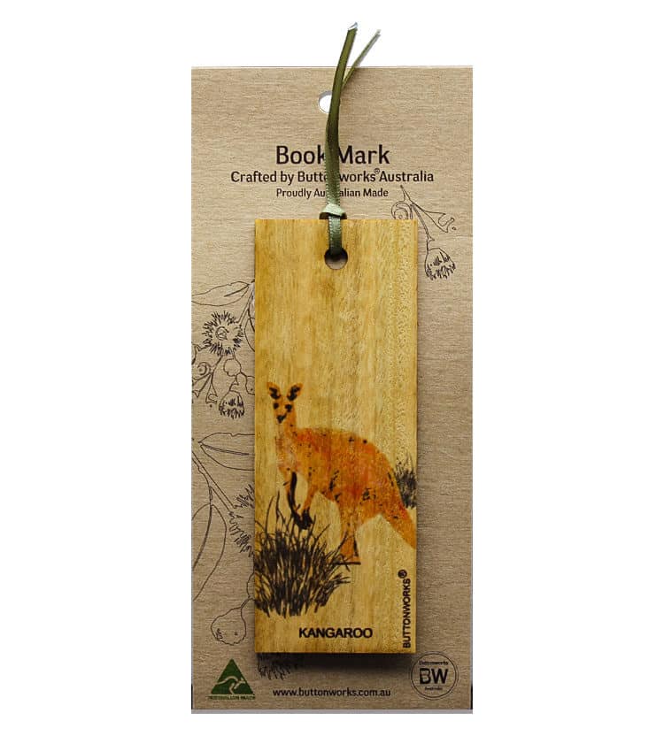 Kangaroo Bookmark Colour