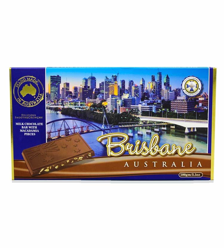 Brisbane macadamia chocolate bar