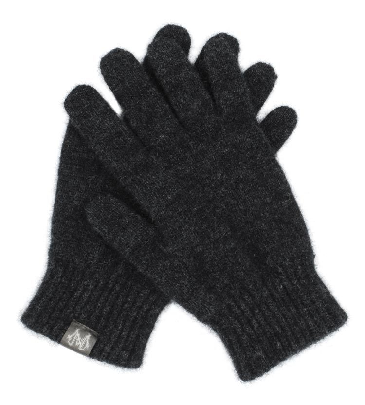 Merino Possum Gloves Charcoal