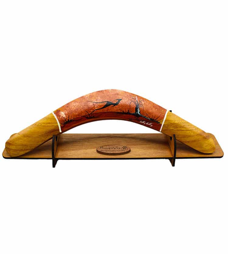 Boomerang With Stand Brown