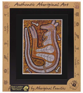 Kangaroo Aboriginal Art
