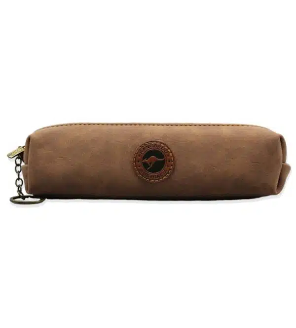 Suede Leather Pencil Case