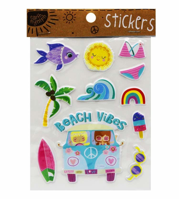 Girls Coastal Sticker Pack