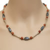 Iron Ore & Sunstone Twist Necklace