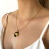 Gold Map Necklace