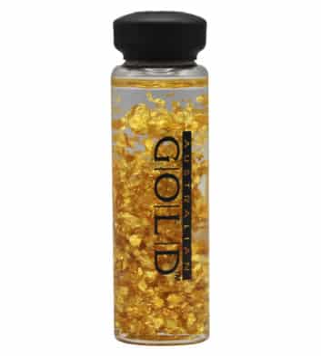 Large Gold Leaf Bottle