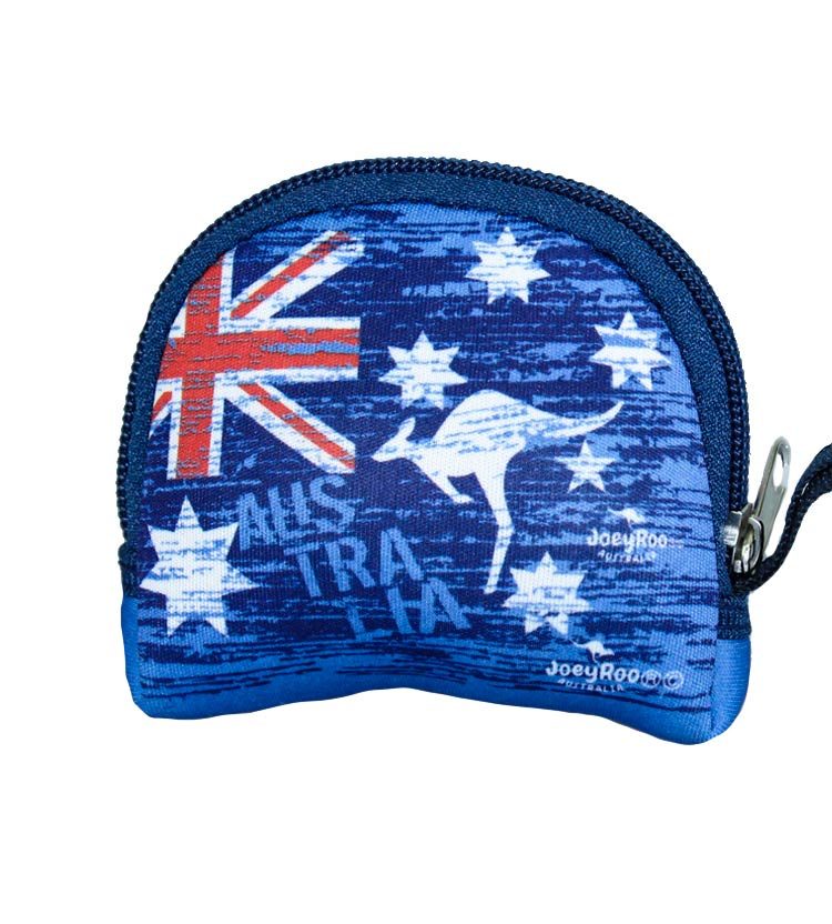 Australian Flag & Kangaroo Coin Bag
