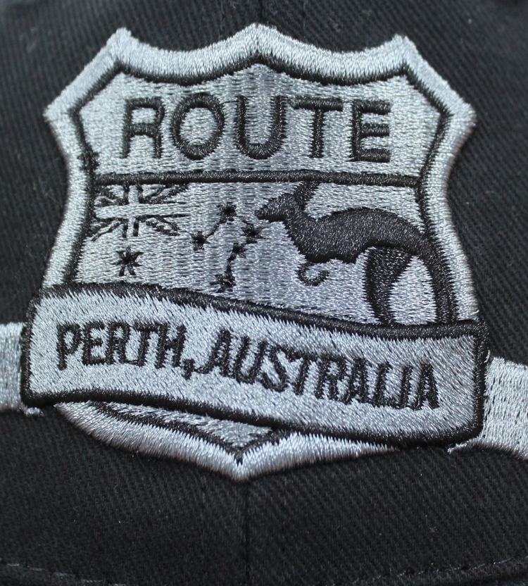 Brushed Cotton Route Perth Cap - Australia's No1. Souvenir Store