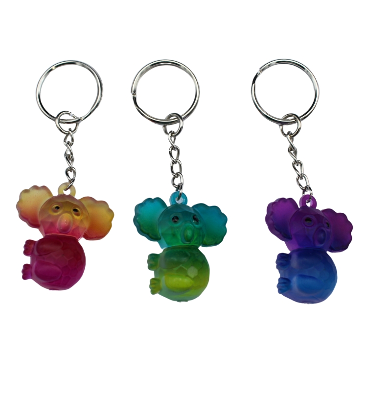 Frosted Rainbow Koala Keyring Pack - Australia's No1. Souvenir Store