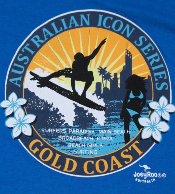 Aqua Gold Coast Surf Kids T-Shirt Australia's Souvenir Store