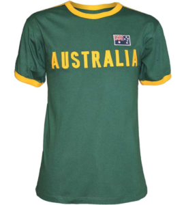 Green and Gold Applique T-Shirt