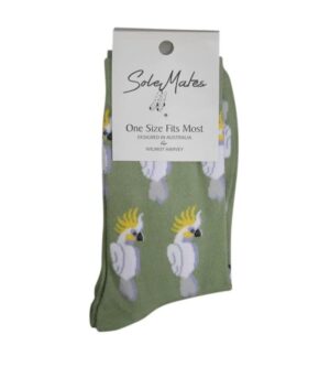 18341 - Green Cockatoo Socks