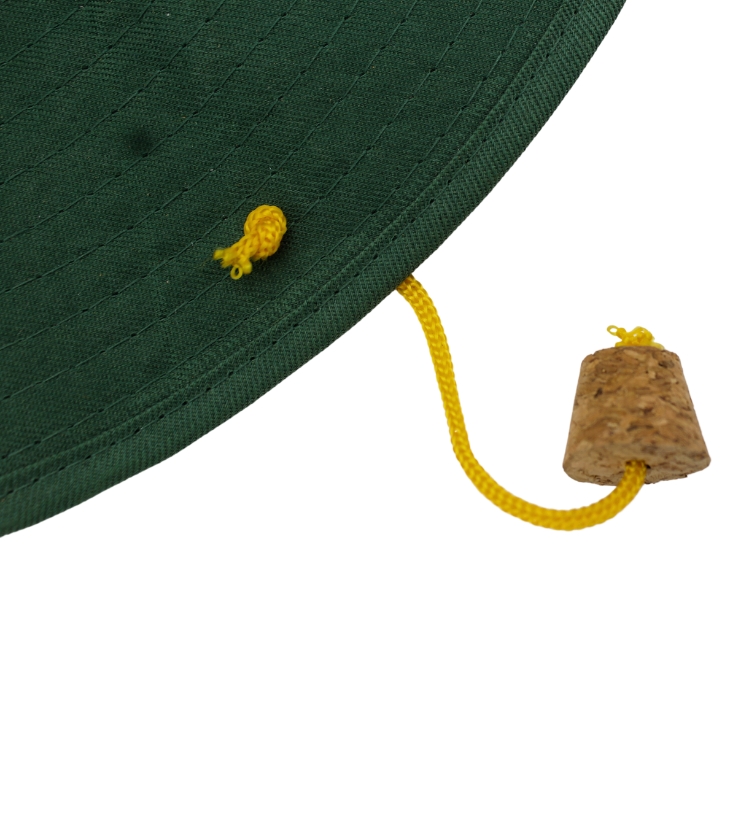 Green and Gold Australian Cork Hat