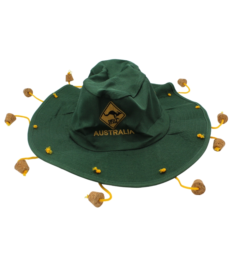 Green and Gold Australian Cork Hat, Australia the Gift