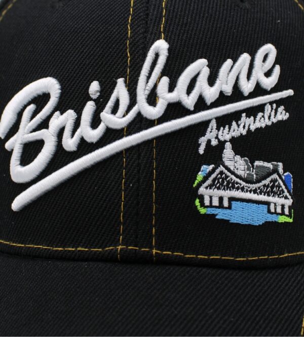 Black Brisbane Story Bridge Cap - Free Aus-Wide Shipping Over $100