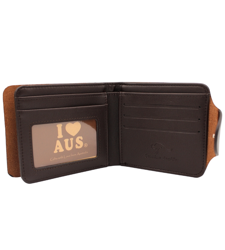 小物 AUSTRALIA Kangaroo Leather Wallet Black Kangaroo Leather Wallet - Australia's No1. Souvenir Store